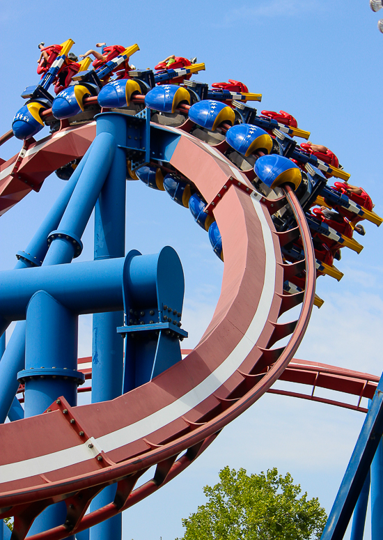 The Patriot Roller Coaster at Worlds of Fun, Kansas City, Missouri