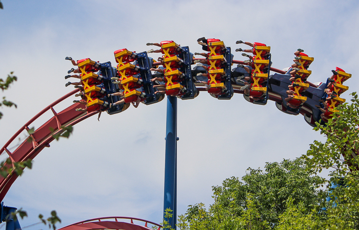 The Patriot Roller Coaster at Worlds of Fun, Kansas City, Missouri