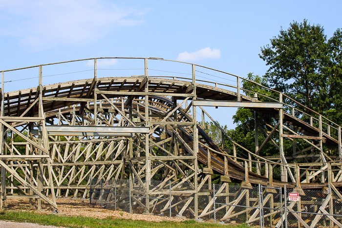 The Prowler Roller Coaster during ACE Around the World at Worlds of Fun, Kansas City, Missouri