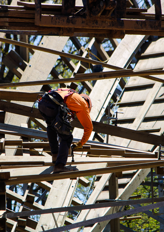 The new for 2023 Zambezi Zinger roller coaster at Worlds of Fun, Kansas City, Missouri