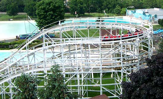 The Sea Dragon Rollercoaster at Wyandot Lake Park, Powell Ohio