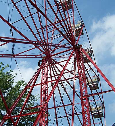 The Starfish Ferris Wheel at Wyandot Lake Park, Powell Ohio
