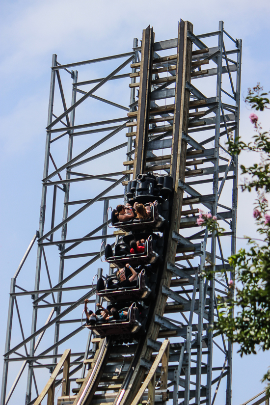 The Switchback Roller Coaster at ZDT's Amusement Park, Seguin, Texas