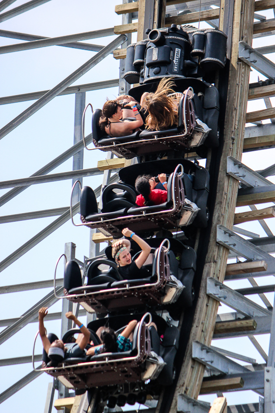 The Switchback Roller Coaster at ZDT's Amusement Park, Seguin, Texas