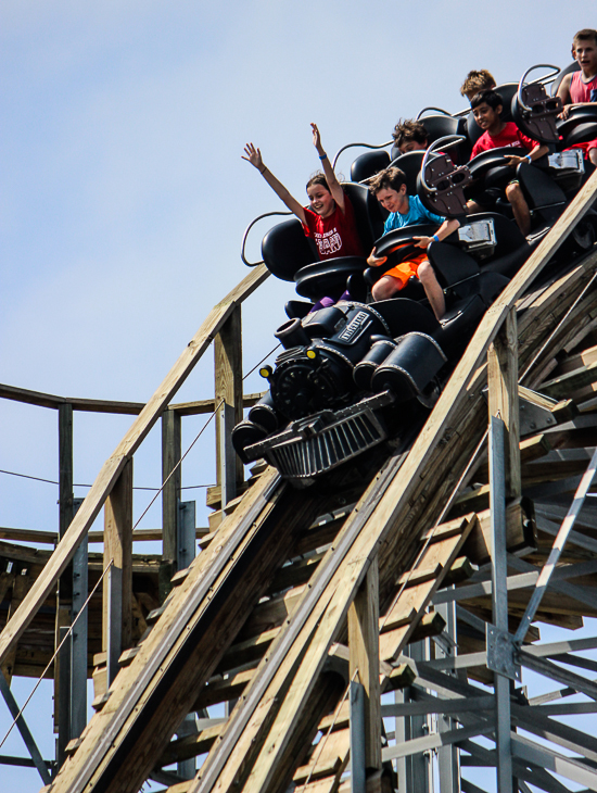 The Switchback Roller Coaster at ZDT's Amusement Park, Seguin, Texas