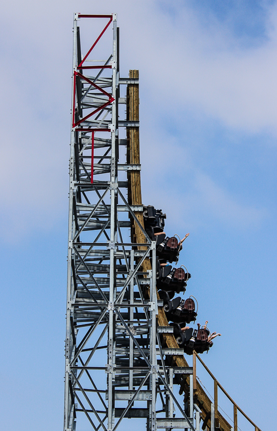 The Switchback Roller Coaster at ZDT's Amusement Park, Seguin, Texas