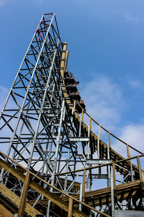 The Switchback Roller Coaster at ZDT's Amusement Park, Seguin, Texas