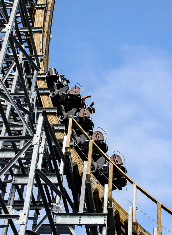 The Switchback Roller Coaster at ZDT's Amusement Park, Seguin, Texas