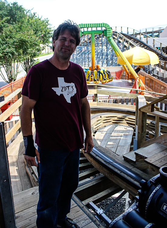 The Switchback Roller Coaster at ZDT's Amusement Park, Seguin, Texas