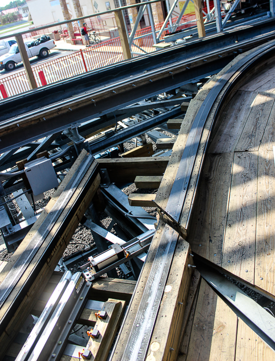 The Switchback Roller Coaster at ZDT's Amusement Park, Seguin, Texas