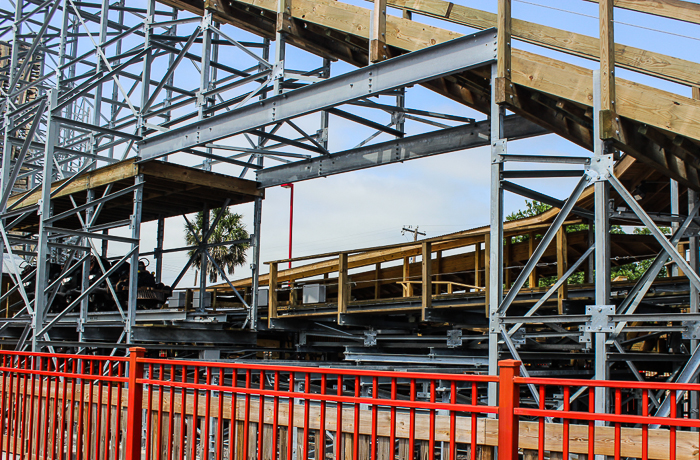 The Switchback Roller Coaster at ZDT's Amusement Park, Seguin, Texas