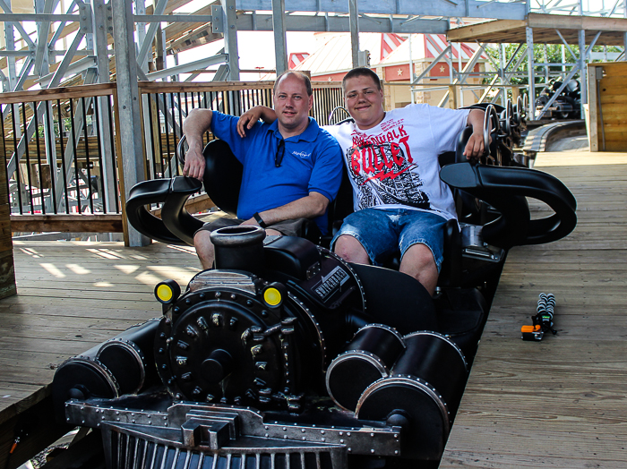 The Switchback Roller Coaster at ZDT's Amusement Park, Seguin, Texas