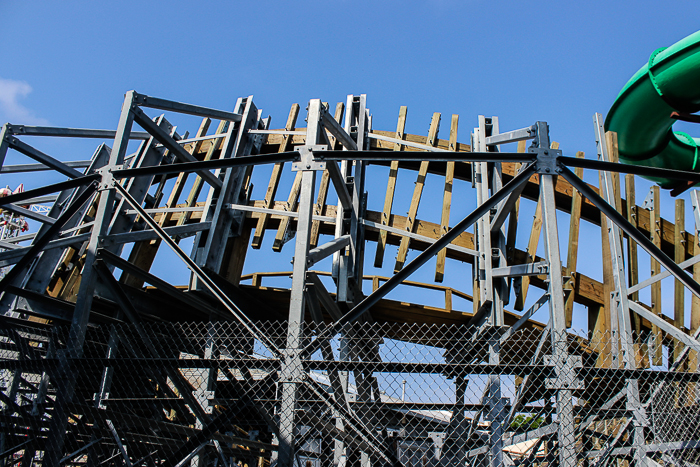 The Switchback Roller Coaster at ZDT's Amusement Park, Seguin, Texas