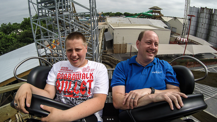 The Switchback Roller Coaster at ZDT's Amusement Park, Seguin, Texas