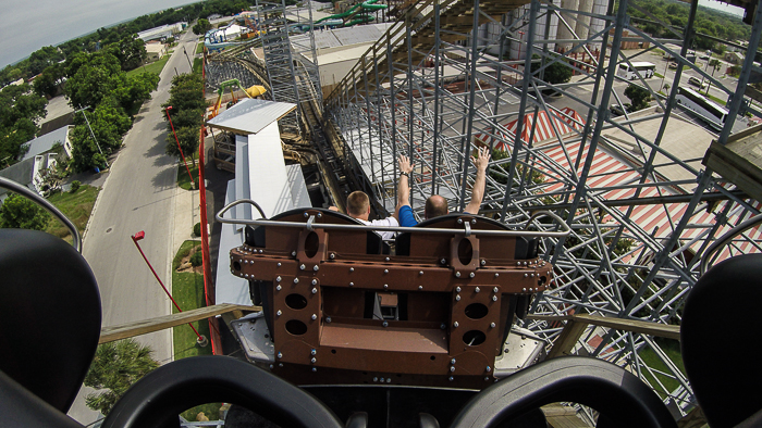 The Switchback Roller Coaster at ZDT's Amusement Park, Seguin, Texas