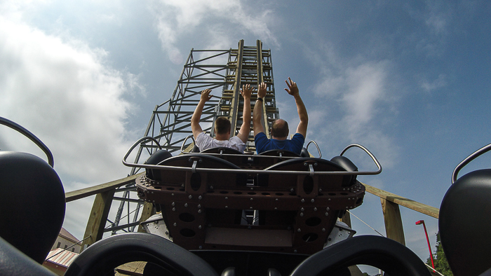 The Switchback Roller Coaster at ZDT's Amusement Park, Seguin, Texas