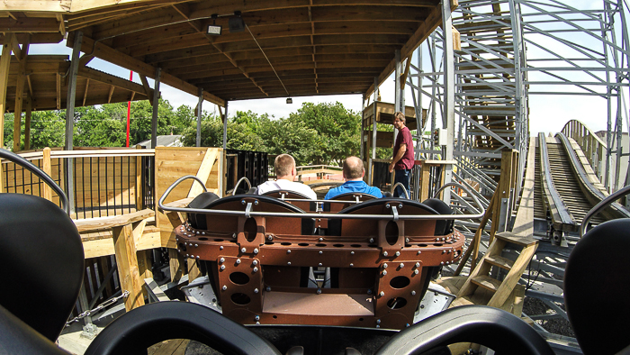 The Switchback Roller Coaster at ZDT's Amusement Park, Seguin, Texas