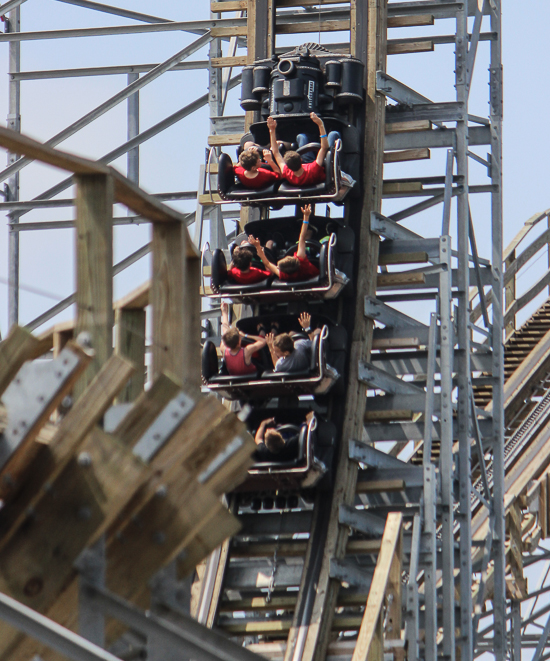 The Switchback Roller Coaster at ZDT's Amusement Park, Seguin, Texas